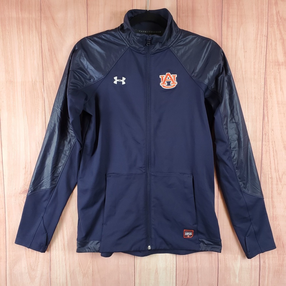 Under Armour Jacket Womens Size XS Fitted Full Zip Auburn University Performance